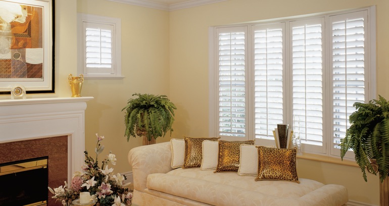 Miami living room shutters